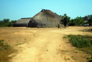 Die Aldeia (Dorf) Kuikuro Paraiso - Eingang zum Xingu-Nationalpark. Foto: Liliam Tataxina