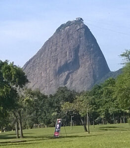 Blick vom Aterro de Flamengo auf den Pao de Acucar